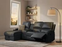 OTTO home Ecksofa NAPORI Multimediasofa, 3er Kinosessel XXL, L-Form, 3...