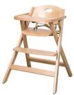 roba&reg; Hochstuhl Platzsparender Klapphochstuhl, Baby- & Kinderhochstuhl aus Holz