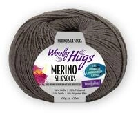 Woolly Hugs MERINO SILK SOCKS Sockengarn mit Merino & Seide H&auml;kelwolle, 420 m