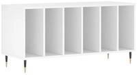 vidaXL Lowboard Plattenschrank Wei&szlig; 100x38x48 cm Holzwerkstoff (1 St)
