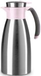 Emsa Isolierkanne Soft Grip, 1 l, (1-St), Quick Tip Verschluss, rutschfester...