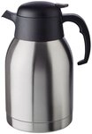 APS Isolierkanne Classic, 2 l, Einhandautomatik, doppelwandiger Edelstahl