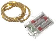 MARELIDA LED-Lichterkette Seil Jute maritime Deko Kordel Tau 20LED 1m Timer...