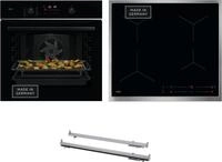 AEG Backofen-Set HH24BSPIL, mit 1-fach-Teleskopauszug, Pyrolyse-Selbstreinigung,