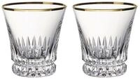 Villeroy & Boch Glas Grand Royal Gold Wassergl&auml;ser 200 ml 2er Set, 2-tlg., Glas