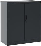 vidaXL Aktenschrank Aktenschrank Anthrazit 79x40x90 cm Stahl (1-St)