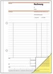 Sigel Notizblock Sigel SD031 Rechnungen, A5, 2x40 Blatt, selbstdurchschreibend, 1