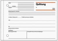 Sigel Formularblock Formularbuch Quittung A6 quer VE=50 Blatt