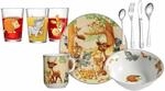 Kindergeschirr-Set RITZENHOFF & BREKER "Kinderset Waldtiere 10er Set bunt", bunt, 10,