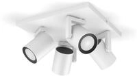 Philips Hue LED Deckenspot White & Color Ambiance Argenta Spot 4-flammig 4 x...