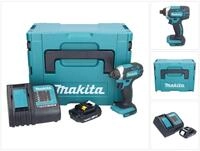 Makita Akku-Schlagschrauber DTD 152 SY1J Akku Schlagschrauber 18 V 165 Nm 1/4" + 1x