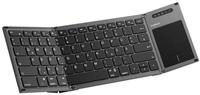Inateck Bluetooth Mini Faltbare Tastatur, AI-Tastatur mit Touchpad Wireless-Tastatur