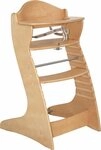 roba&reg; Hochstuhl Treppenhochstuhl Chair up, natur, aus Holz