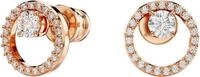 Swarovski Paar Ohrstecker Constella Pav&eacute;, mit Swarovski&reg; Zirkonia (synth)