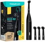 happybrush Elektrische Zahnb&uuml;rste happybrush ECO R2 Allblack + 3 Refills