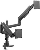 SpeaKa Professional Monitor-Halterung Doppel-Monitorarm mit Gasdruckfedern