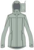 CMP Regenjacke CMP Damen Regenjacke Woman Rain Jacket Button Hood 39X6646