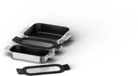SIEMENS Montagezubeh&ouml;r Backofen HZ9FF030, Kochgeschirr-Set, Edelstahl (4 St)