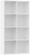 vidaXL B&uuml;cherregal 66 x 30 x 130 cm Standregal B&uuml;cherregal Regalschrank...