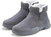 Vivance Stiefelette aus Veloursleder und mit Warmfutter, Winterstiefel, Stiefel,