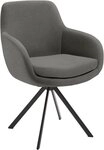 Musterring Esszimmerstuhl Tavia (Set, 2 St), Stativgestell Eisen schwarz,