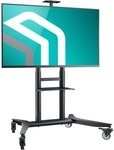 ONKRON TV-St&auml;nder 55-90 Zoll, bis 90 kg, VESA 200x200-800x600, TS1871-B, (bis 90,00