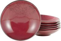 CreaTable Suppenteller Essteller NATURE COLLECTION, (6 St), Teller Set f&uuml;r 6