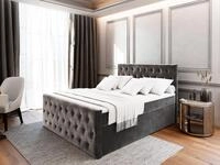 Masseno Boxbett FONDI 140x200 cm mit Bonell Matratze und Topper