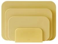 ROSTI Schneidebrett ROSTI Schneidbretter-Set CHOPTIMA, Kunststoff, (3er Set), mit