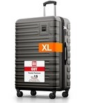 Travely Koffer Polycarbonat Koffer XL 77cm - Reisekoffer, Hartschalenkoffer, Trolley,