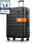 Travely Koffer Polycarbonat Koffer XL 77cm - Reisekoffer, Hartschalenkoffer, Trolley,