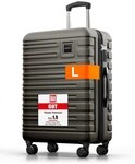Travely Koffer Polycarbonat Koffer L 67cm - Reisekoffer, Hartschalenkoffer, Trolley,