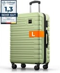 Travely Koffer Polycarbonat Koffer L 67cm - Reisekoffer, Hartschalenkoffer, Trolley,