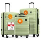 Travely Koffer Polycarbonat Koffer Set - 3 teiliges Kofferset, XL + L + M, 4...