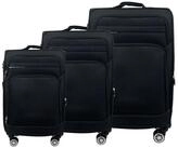 MTB Kofferset Reisekoffer Handgep&auml;ck Tasche Trolley Koffer Stoffkoffer 3er Set,