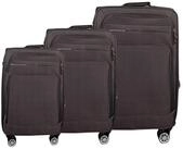MTB Kofferset Reisekoffer Handgep&auml;ck Tasche Trolley Koffer Stoffkoffer 3er Set,