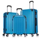 Flexot Hartschalen-Trolley F-2045 Kofferset, 360&deg; Rollen, robuster Reisekoffer,