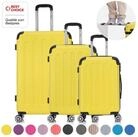 Flexot Hartschalen-Trolley F-2045 Kofferset, 360&deg; Rollen, robuster Reisekoffer,