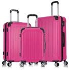 Flexot Hartschalen-Trolley F-2045 Kofferset, 360&deg; Rollen, robuster Reisekoffer,