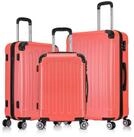 Flexot Hartschalen-Trolley F-2045 Kofferset, 360&deg; Rollen, robuster Reisekoffer,