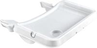 Hauck Hochstuhltablett Alpha Tray Tischaufsatz, wei&szlig;, Kunststoff, f&uuml;r...