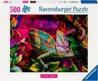 Ravensburger Puzzle Colorful Animals, Chameleon, 500 Puzzleteile, Made in...