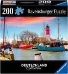 Ravensburger Puzzle Deutschland Collection, Der Hafen von B&uuml;sum, 200...