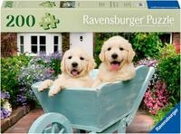 Ravensburger Puzzle Feel Well & Puzzle, Golden Retriever, 200 Puzzleteile, XL,...