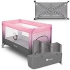 lionelo Baby-Reisebett Stefi, 120x60 cm Tragetasche Klappbaren Seiteneingang