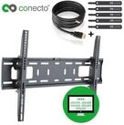 conecto TV-Wandhalterung TV Wandhalter f&uuml;r LCD LED Fernseher & Monitor, (bis 65