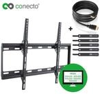 conecto TV-Wandhalterung TV Wandhalter f&uuml;r LCD LED Fernseher & Monitor, (bis 65