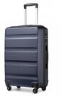 KONO Hartschalen-Trolley Handgep&auml;ck Leicht Hartschalenkoffer aus ABS Reisekoffer mit