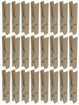 Jean Products W&auml;scheklammern 24 W&auml;scheklammern Naturholz 70x9mm...