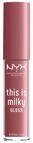 NYX PROFESSIONAL MAKEUP Lipgloss Gloss This Is Milky Limited Edition, 1-tlg. rot